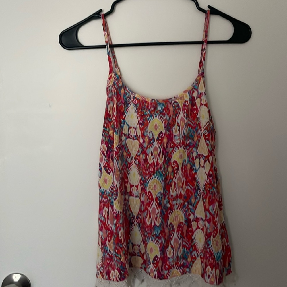 Women’s boho printed tank top
